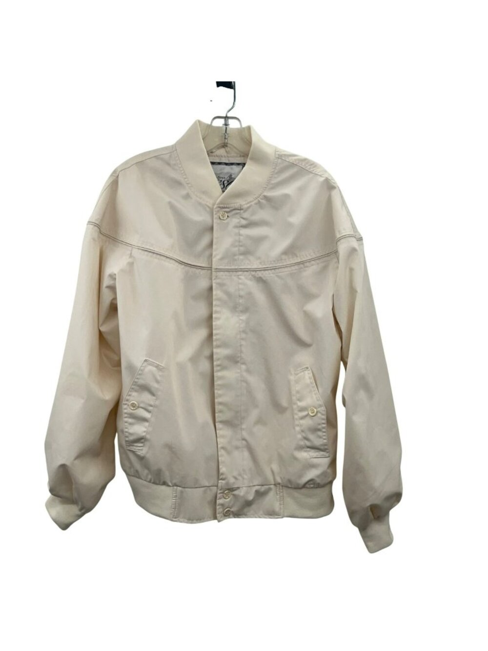 Vintage Munsingwear Bomber Jacket Mens M Cream Used